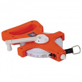 Рулетка геодезическая 30м х 13мм, лента фибергласс, открытый корпус, RABBITEX, 671367