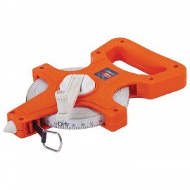 Рулетка геодезическая 30м х 13мм, лента фибергласс, открытый корпус, RABBITEX, 671367