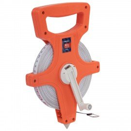 Рулетка геодезическая 50м х 13мм, лента фибергласс, открытый корпус, RABBITEX, 671368