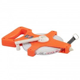 Рулетка геодезическая 50м х 13мм, лента фибергласс, открытый корпус, RABBITEX, 671368