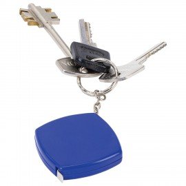 Рулетка-брелок, 1 м х 6 мм, пластиковый корпус, ГРАНДМАСТЕР, 671369