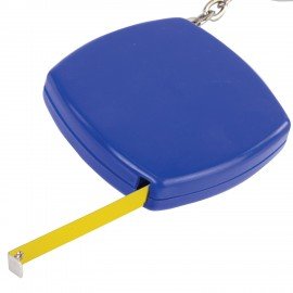 Рулетка-брелок, 1 м х 6 мм, пластиковый корпус, ГРАНДМАСТЕР, 671369