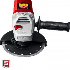 Машина шлифовальная угловая 2200 Вт, 6600 об/мин, диск 230 мм, ЗУБР Мастер УШМ-230-2205 П