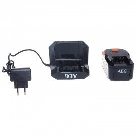Набор зарядное устройство + аккумулятор, 18В, Li-ion 4Ач, AEG SETL1840S, 4935478933