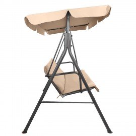Качели садовые NOSTRESS (НОСТРЕСС) RELAX SC-001, 2 места, Ш140хГ110хВ153, мягкое сиденье, бежевый, 680053