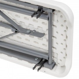 Скамья складная NOSTRESS Country FB-005 (ш1800*г280*в435мм), пластик HDPE белый, xxxx, 680058