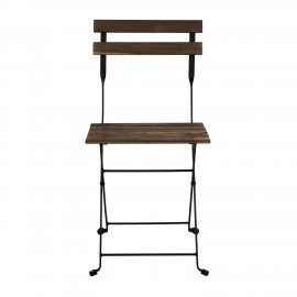 Комплект складной мебели (стол и 2 стула) NOSTRESS Woodstock FS-003A, металл черный,, 680060