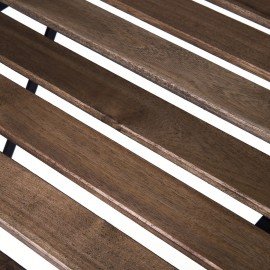 Комплект складной мебели (стол и 2 стула) NOSTRESS Woodstock FS-003A, металл черный,, 680060