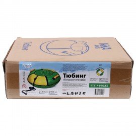 Тюбинг-ватрушка, 95 см, зеленый/желтый, верх ПВХ, Nk, ТБ1К-95/ЗЖ2