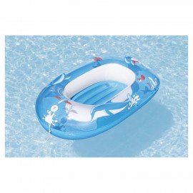 Надувная лодочка "Подводный мир" с окошком, 102х69 см, 3-6 лет, BESTWAY, 34037