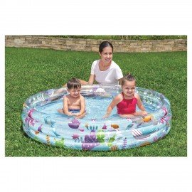 Надувной бассейн детский "Подводный мир", 152х30 см, 282 л, от 2 лет, BESTWAY, 51004