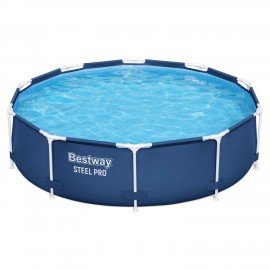 Каркасный бассейн с фильтр-насосом 1249л/ч, "Steel Pro" 305х76см, 4678л, BESTWAY, 56679