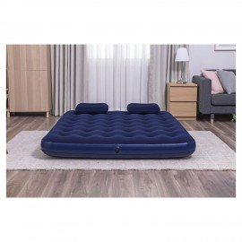 Надувной матрас 152х203х22см с подушками и насосом, до 300кг, BESTWAY,67374
