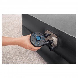 Надувная кровать 152х203х46 см, с подголовником, встроенный насос 220В, до 300 кг, BESTWAY, 67403