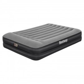 Надувная кровать 152х203х46 см, с подголовником, встроенный насос 220В, до 300 кг, BESTWAY, 67403