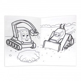 Книжка-раскраска А4 эконом, БЫСТРАЯ, 195х276 мм, 16 стр., ПП, 8894-6