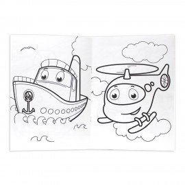 Книжка-раскраска А4 эконом, БЫСТРАЯ, 195х276 мм, 16 стр., ПП, 8894-6