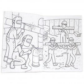 Книжка-раскраска СУПЕРРАСКРАСКА ДЛЯ МАЛЬЧИКОВ, 200х280 мм, 64 стр., ПП, 1208-5