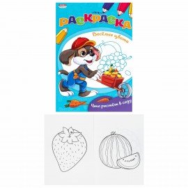 Книжка-Раскраска "ДЛЯ ДЕВОЧЕК И МАЛЬЧИКОВ", КОМПЛЕКТ 15 шт.,140х200 мм, 16 стр., ПП