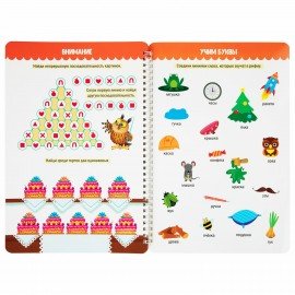 Тетрадь многоразовая с заданиями "ПИШИ-СТИРАЙ-ИГРАЙ 5+", 205х297, 30 стр., ПП, 46530