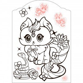 Раскраска с наклейками АССОРТИ "Волшебные питомцы", 29,5х21 см, 3+, МС