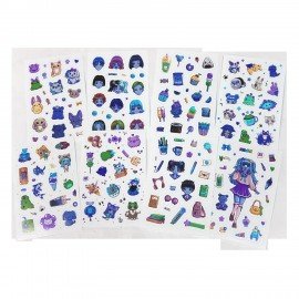 Набор наклеек "Стикерпак", ассорти, 8 листов, 200 наклеек, 110х175 мм, ПП