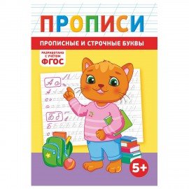 Прописи детские по ФГОС, А5, 16 стр., 14х20 см, АССОРТИ, ЛиС