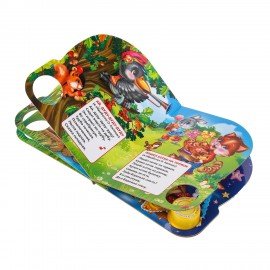 Музыкальные книжки "ЛЮБИМЫЕ СКАЗКИ", 1 кнопка, 3 песни, 8 стр., 7 видов, 152х185 мм,