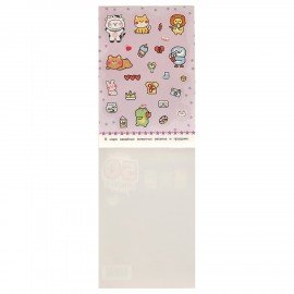 Альбом с наклейками, 50 стикеров, ассорти, 145 х 210 мм, 4 стр., УМКА