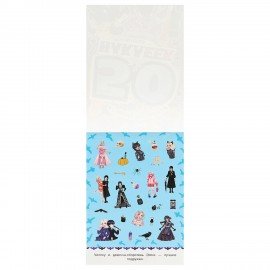 Альбом с наклейками, 50 стикеров, ассорти, 145 х 210 мм, 4 стр., УМКА