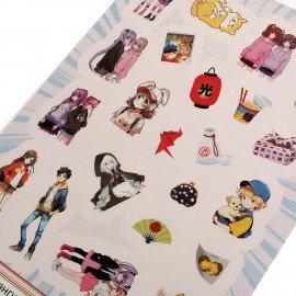 Альбом с наклейками, 50 стикеров, ассорти, 145 х 210 мм, 4 стр., УМКА