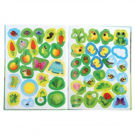 Книжка с наклейками "НАКЛЕЙКИ МАЛЫШАМ", ассорти, 162х215мм, 16 стр., УМКА