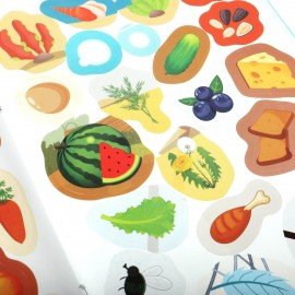 Книжка с наклейками "НАКЛЕЙКИ МАЛЫШАМ", ассорти, 162х215мм, 16 стр., УМКА