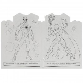 Книжка - раскраска с вырубкой в виде персонажа, ЛИЦЕНЗИОННЫЕ СЮЖЕТЫ, ассорти, 210х285