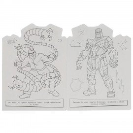 Книжка - раскраска с вырубкой в виде персонажа, ЛИЦЕНЗИОННЫЕ СЮЖЕТЫ, ассорти, 210х285