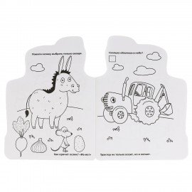 Книжка - раскраска с вырубкой в виде персонажа, ЛИЦЕНЗИОННЫЕ СЮЖЕТЫ, ассорти, 210х285