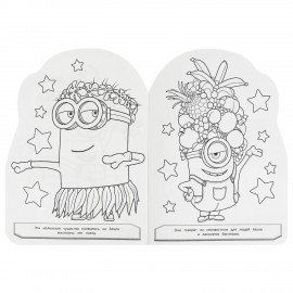 Книжка - раскраска с вырубкой в виде персонажа, ЛИЦЕНЗИОННЫЕ СЮЖЕТЫ, ассорти, 210х285