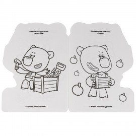 Книжка - раскраска с вырубкой в виде персонажа, ЛИЦЕНЗИОННЫЕ СЮЖЕТЫ, ассорти, 210х285