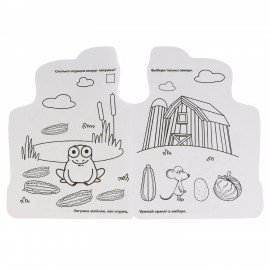 Книжка - раскраска с вырубкой в виде персонажа, ЛИЦЕНЗИОННЫЕ СЮЖЕТЫ, ассорти, 210х285