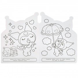 Книжка - раскраска с вырубкой в виде персонажа, ЛИЦЕНЗИОННЫЕ СЮЖЕТЫ, ассорти, 210х285