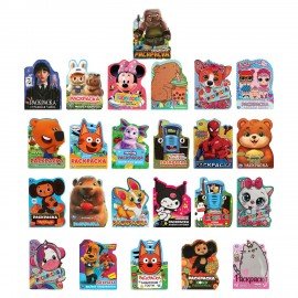 Книжка - раскраска с вырубкой в виде персонажа, ЛИЦЕНЗИОННЫЕ СЮЖЕТЫ, ассорти, 210х285