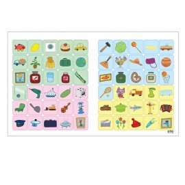 Книжка с наклейками "Три кота. Логика с наклейками", 60 наклеек, 210х160мм, 8 стр, АС