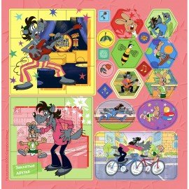 Книга - игра с наклейками "Союзмультфильм", лицензия, А4, АССОРТИ, ND play