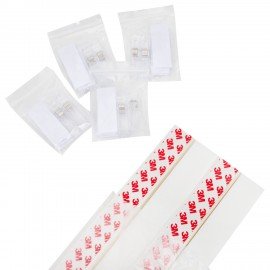 Жалюзи-плиссе штора тканевая самоклеящаяся КОМПЛЕКТ 4шт FORMO 60*180см, СТАНДАРТ,60г/