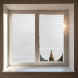 Жалюзи-плиссе штора тканевая самоклеящаяся КОМПЛЕКТ 2шт, FORMO 90*180см,СТАНДАРТ+,80г