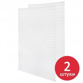 Жалюзи-плиссе штора тканевая самоклеящаяся КОМПЛЕКТ 2шт, FORMO 90*180см,СТАНДАРТ+,80г