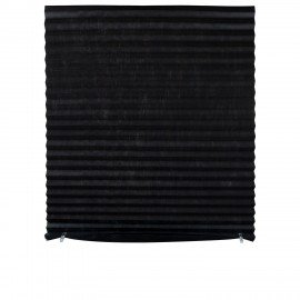 Жалюзи-плиссе штора тканевая самоклеящаяся FORMO 90*180см, СТАНДАРТ+, 80г/м2, черный,