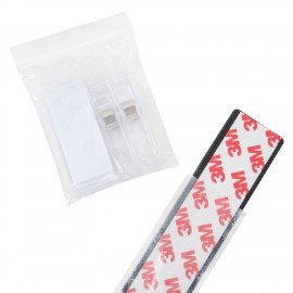 Жалюзи-плиссе штора тканевая самоклеящаяся FORMO 90*180см, СТАНДАРТ+, 80г/м2, черный,