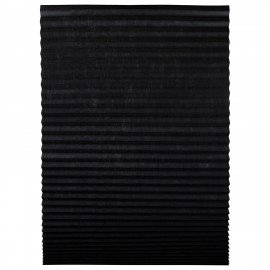 Жалюзи-плиссе штора тканевая самоклеящаяся FORMO 90*180см, СТАНДАРТ+, 80г/м2, черный,