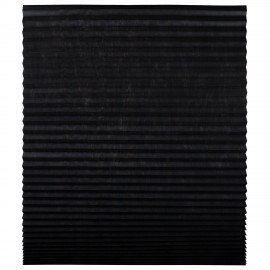 Жалюзи-плиссе штора тканевая самоклеящаяся FORMO 120*180см, СТАНДАРТ+, 80г/м2, черный